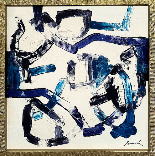 A Dimension Full of Time Changes 3 van Johan Peter Remesch von Smola, Schilderij te koop op Singulart