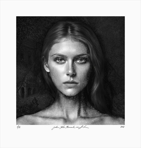 Ingrid – Tattooed by Nature in your Soul di Johan Peter Remesch von Smola, Stampa in vendita su Singulart