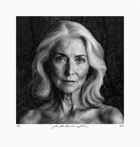 Sarah – Tattooed by Nature in your Soul di Johan Peter Remesch von Smola, Stampa in vendita su Singulart