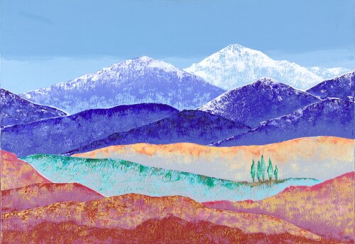 Glacier van Isa Paul, Schilderij te koop op Singulart