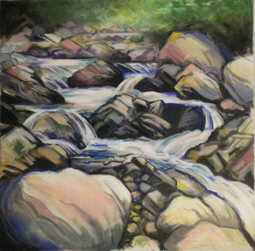 Babbling Brook van Martin Andreas Kuster, Schilderij te koop op Singulart