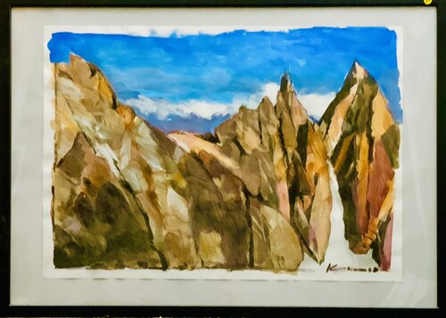 Swiss Alps Study 3 von Martin Andreas Kuster, Malerei kaufen auf Singulart