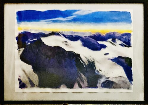 Swiss Alps Study 5 van Martin Andreas Kuster, Schilderij te koop op Singulart