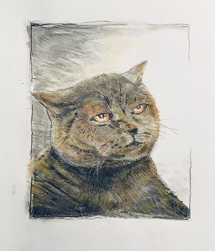 Queenie van Martin Andreas Kuster, Tekening te koop op Singulart