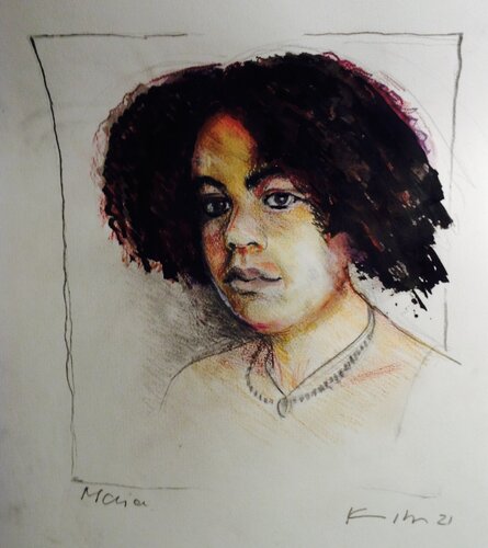 Maia van Martin Andreas Kuster, Tekening te koop op Singulart