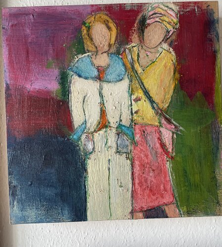 Freundinnen de Caroline Nowecki, Pintura a la venta en Singulart