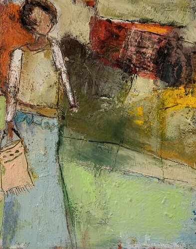 Stadtbummel de Caroline Nowecki, Pintura a la venta en Singulart