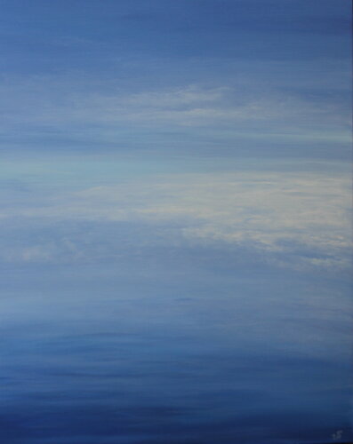 In the Skies van Ulrike Schmelter, Schilderij te koop op Singulart