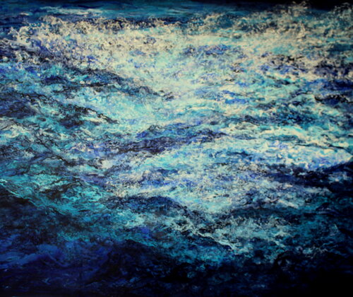 Bubbling Waters van Ulrike Schmelter, Schilderij te koop op Singulart