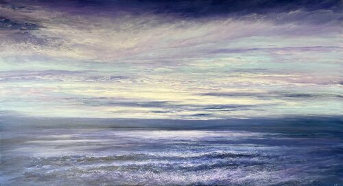 Lilac Seas von Ulrike Schmelter, Malerei kaufen auf Singulart