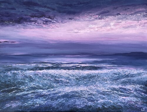 Magenta Mood van Ulrike Schmelter, Schilderij te koop op Singulart