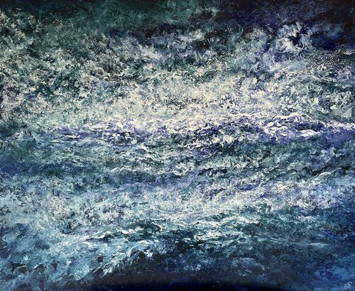 Aguas I van Ulrike Schmelter, Schilderij te koop op Singulart