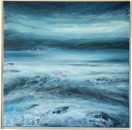Cool Waters IV by Ulrike Schmelter, Painting for Sale on Singulart