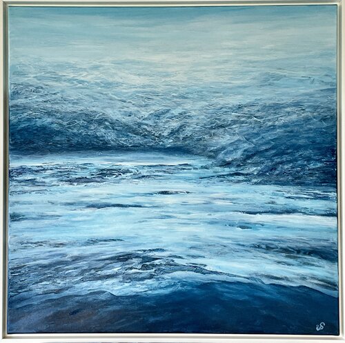 Cool Waters II by Ulrike Schmelter, Painting for Sale on Singulart