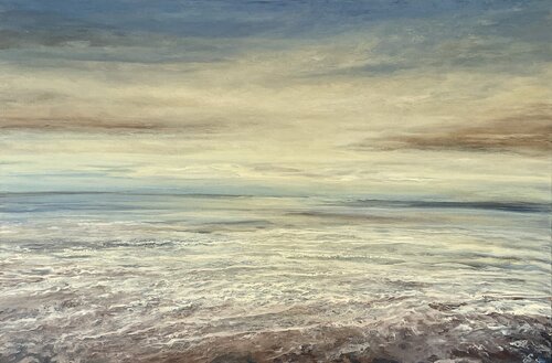 Golden Seas par Ulrike Schmelter, Peinture en vente sur Singulart