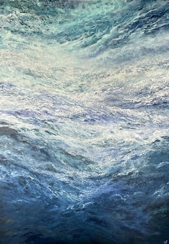 Dive Deeper par Ulrike Schmelter, Peinture en vente sur Singulart