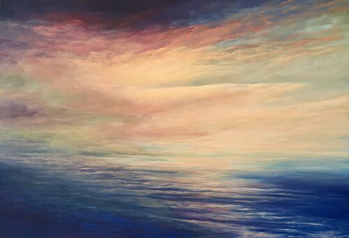 Coloured Skies par Ulrike Schmelter, Peinture en vente sur Singulart