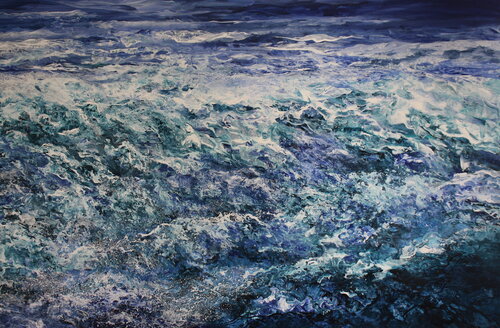 Dancing Waters par Ulrike Schmelter, Peinture en vente sur Singulart