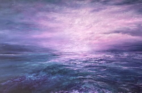 Coloured Sea II de Ulrike Schmelter, Pintura a la venta en Singulart