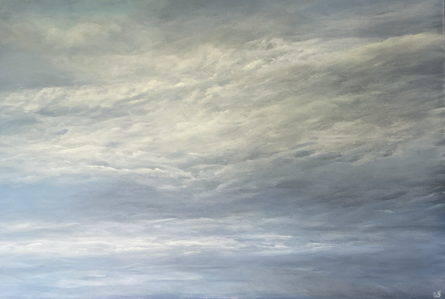 Beauty of Skies Ulrike Schmelter Dipinto originale in vendita