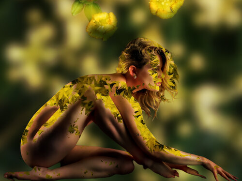 Métamorphose — Floral vert soleil de Eric Koninckx, Fotografía a la venta en Singulart