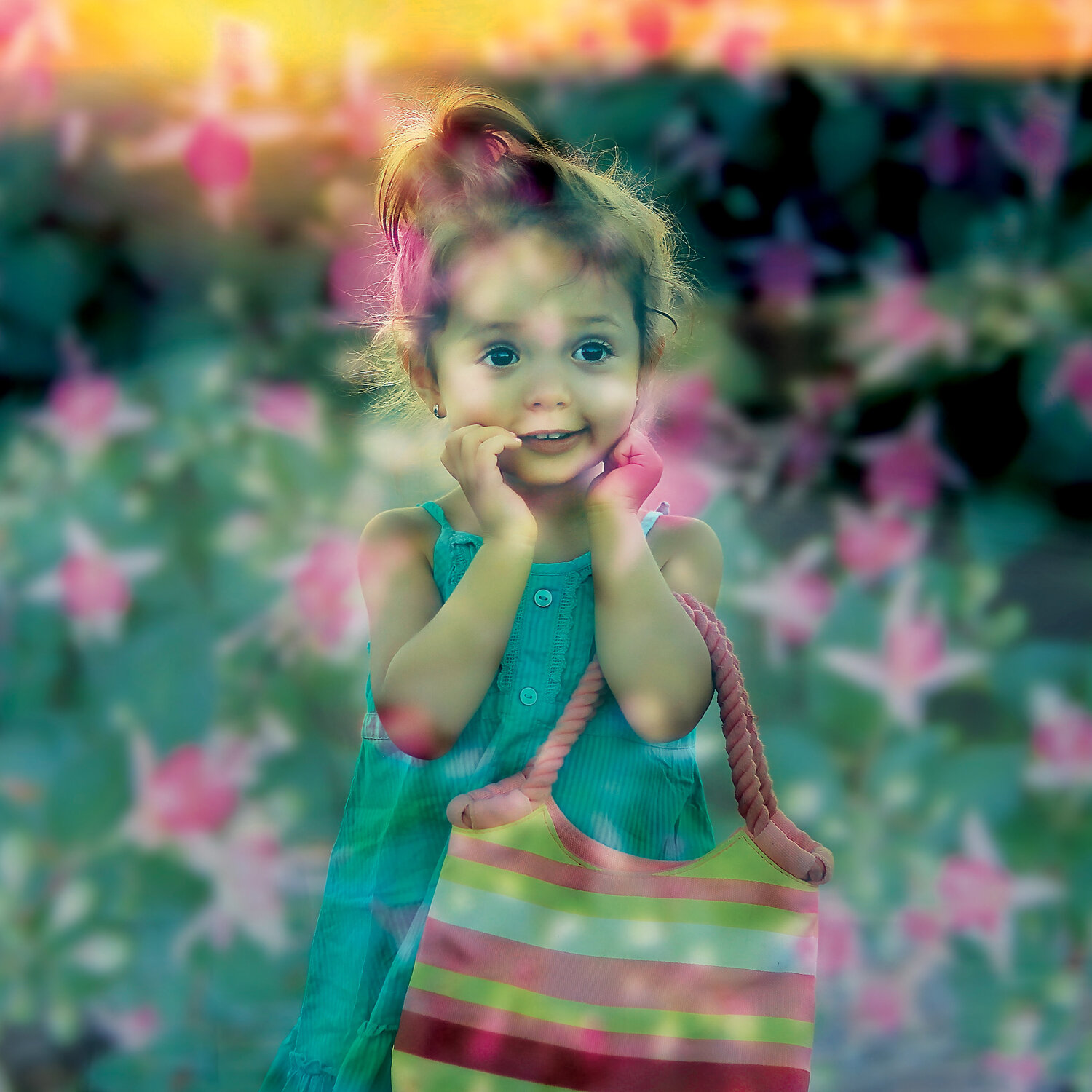 Empreinte Florale – L’éveil de l’enfance Eric Koninckx Fotografie zu verkaufen