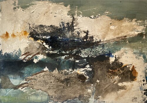 Schiffswrack by Anja Andreae, 회화 for Sale on Singulart