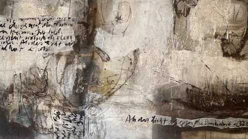 Als sich das Licht gegen die Dunkelheit erhob von Anja Andreae, Malerei kaufen auf Singulart