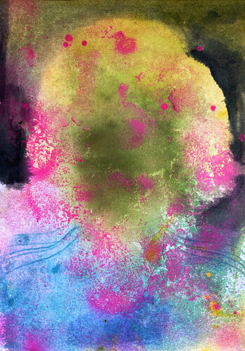 Head №4 di olesya gonserovskaya, Pittura in vendita su Singulart