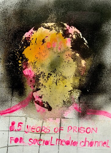 Head №3786 by olesya gonserovskaya, Painting for Sale on Singulart