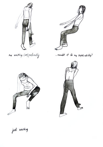 Body Posturing #6 par olesya gonserovskaya, Dessin en vente sur Singulart