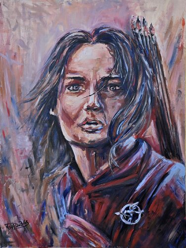 Girl On Fire by Nada Hablas, Painting for Sale on Singulart