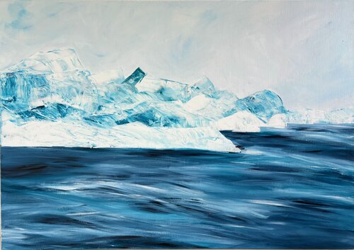 Icescapes #8 van Bettina Gründel, Schilderij te koop op Singulart