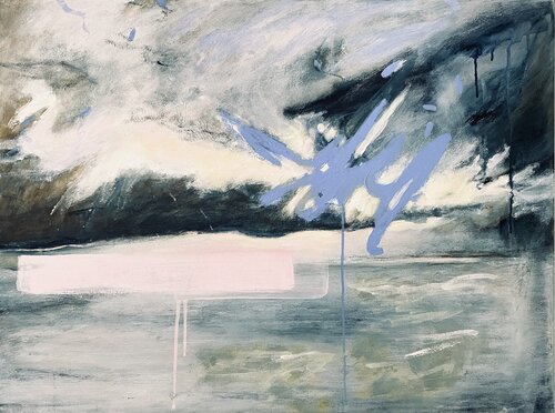 'Last Day at Pink Lake' von Dale Pattenden, Malerei kaufen auf Singulart