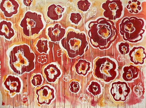 Bed of Roses von Annett Schaper, Malerei kaufen auf Singulart