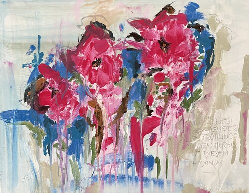 Hildes Blumen von Annett Schaper, Malerei kaufen auf Singulart