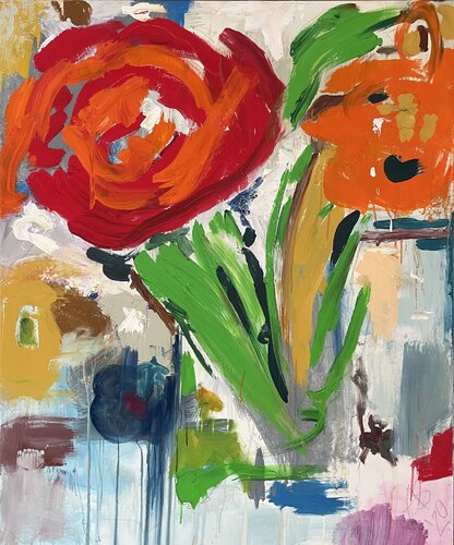 Flowers of south von Annett Schaper, Malerei kaufen auf Singulart