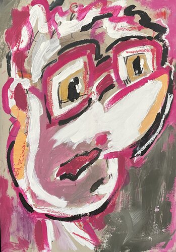 Pink Vision von Annett Schaper, Malerei kaufen auf Singulart