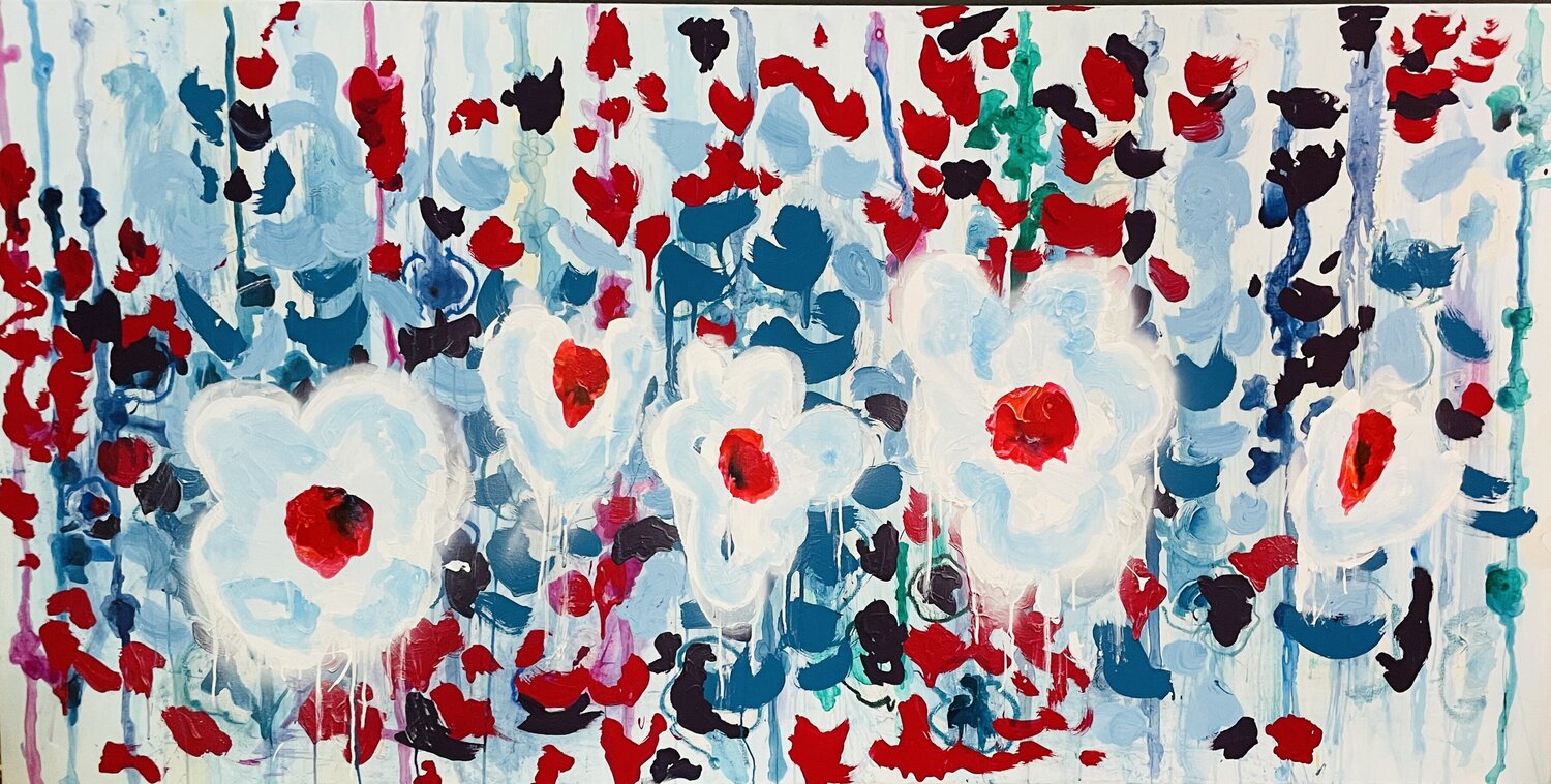 Blaue Blumen Annett Schaper