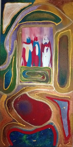 La porte du retour de Alice Bintou El Hassane SIDIBE, Pintura a la venta en Singulart