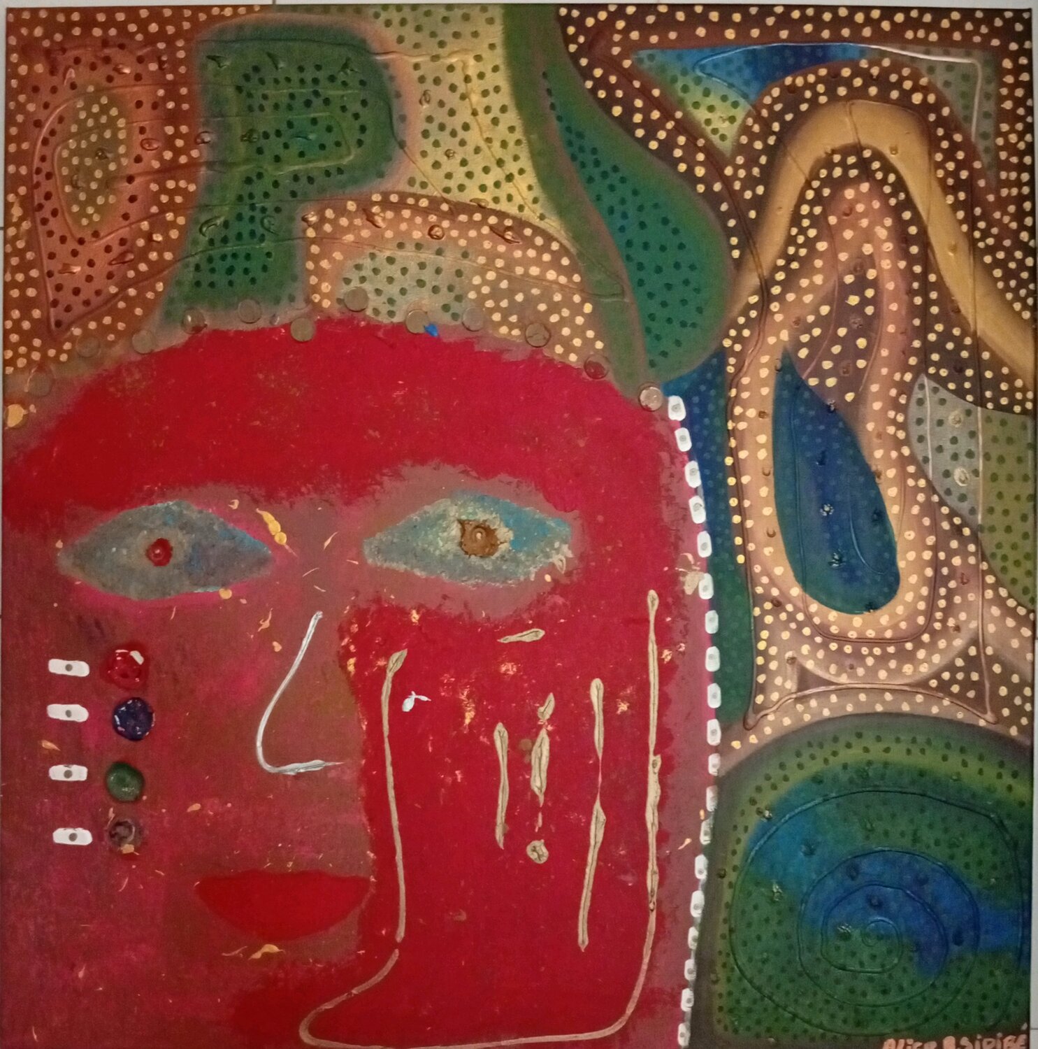 Le masque de couleurs Alice Bintou El Hassane SIDIBE