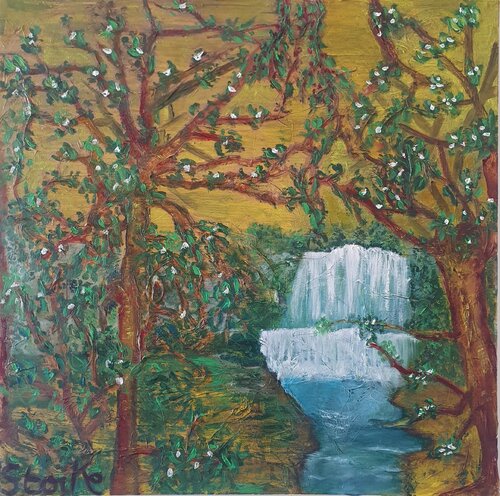 La cascade di StoïKe Artiste, Pittura in vendita su Singulart