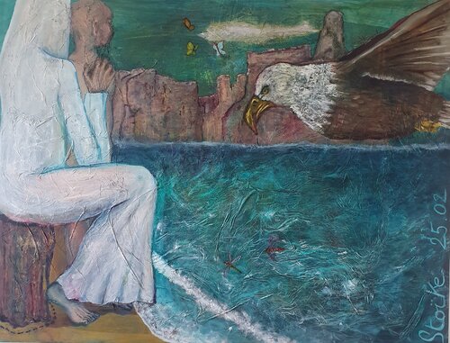 La maternité van StoïKe Artiste, Schilderij te koop op Singulart