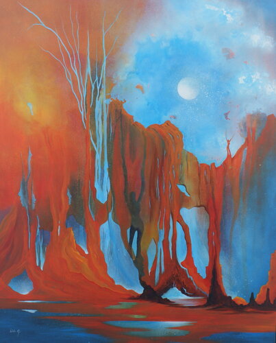 La part de l'eau van Isabelle Groussol, Schilderij te koop op Singulart