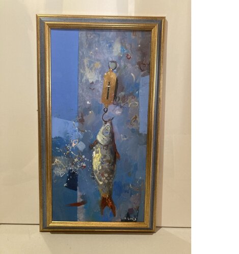 The catch di Milen Tsakov, Pittura in vendita su Singulart