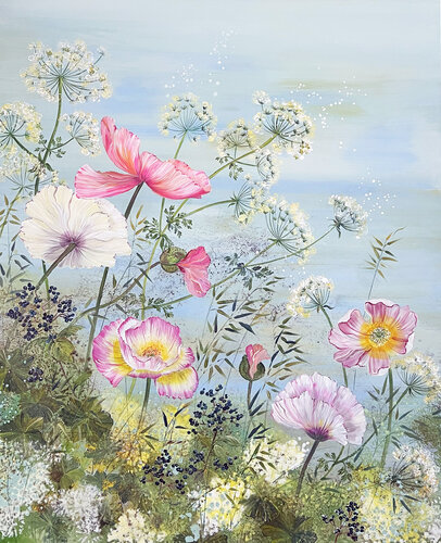 Blumenwiese van Elisabeth Jacob, Schilderij te koop op Singulart