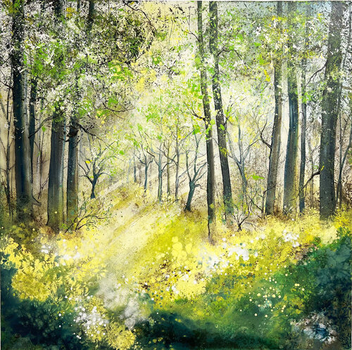 Frühlingswald van Elisabeth Jacob, Schilderij te koop op Singulart