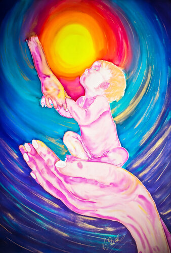 Surreale Magie der Träume und Farben - Neugeboren 2 by Walter Zettl, 회화 for Sale on Singulart