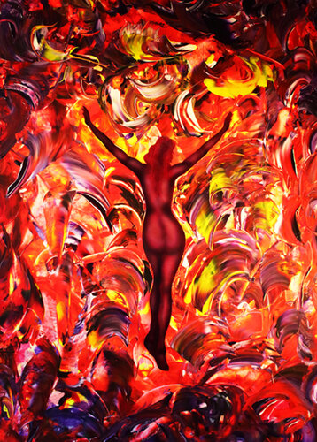 Feuerfrau by Walter Zettl, Painting for Sale on Singulart