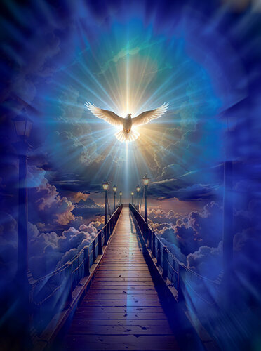 Brücke ins Licht by Walter Zettl, Digital for Sale on Singulart